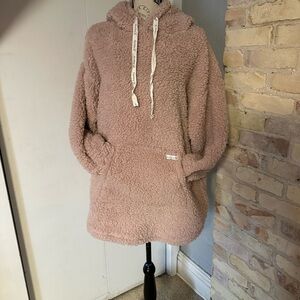 Hurley Blush Cowl Neck Sherpa Sweater